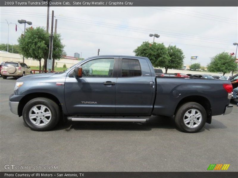 Slate Gray Metallic / Graphite Gray 2009 Toyota Tundra SR5 Double Cab