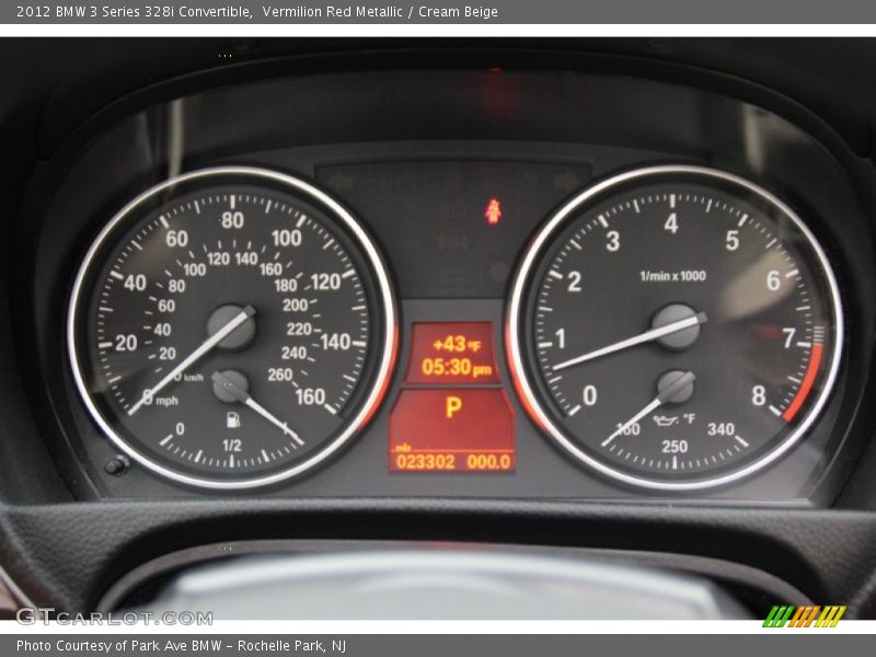  2012 3 Series 328i Convertible 328i Convertible Gauges