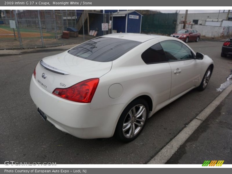 Moonlight White / Stone 2009 Infiniti G 37 x Coupe