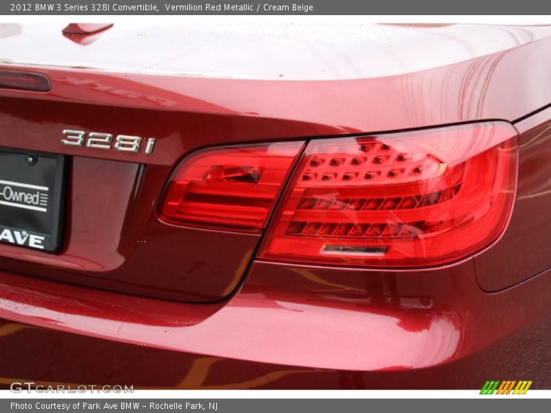 Vermilion Red Metallic / Cream Beige 2012 BMW 3 Series 328i Convertible