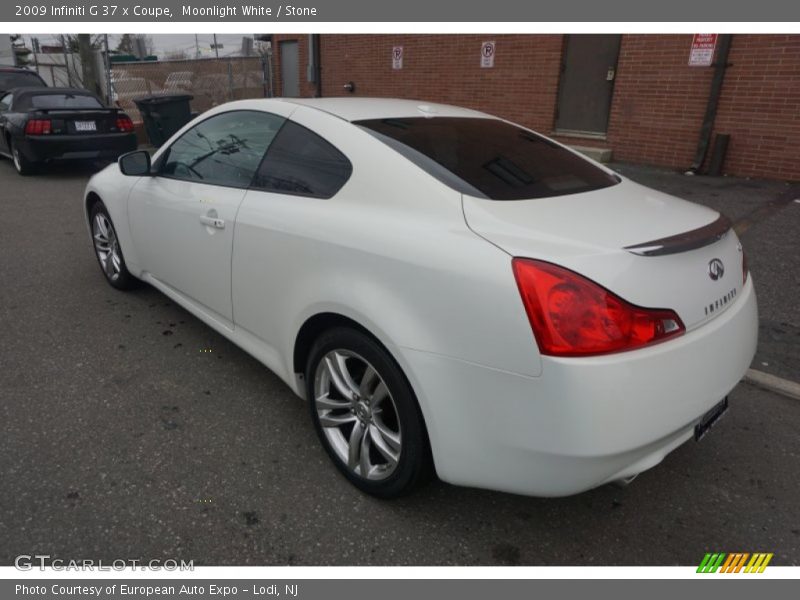 Moonlight White / Stone 2009 Infiniti G 37 x Coupe