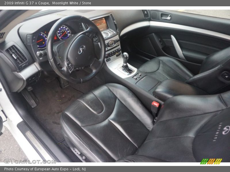 Moonlight White / Stone 2009 Infiniti G 37 x Coupe