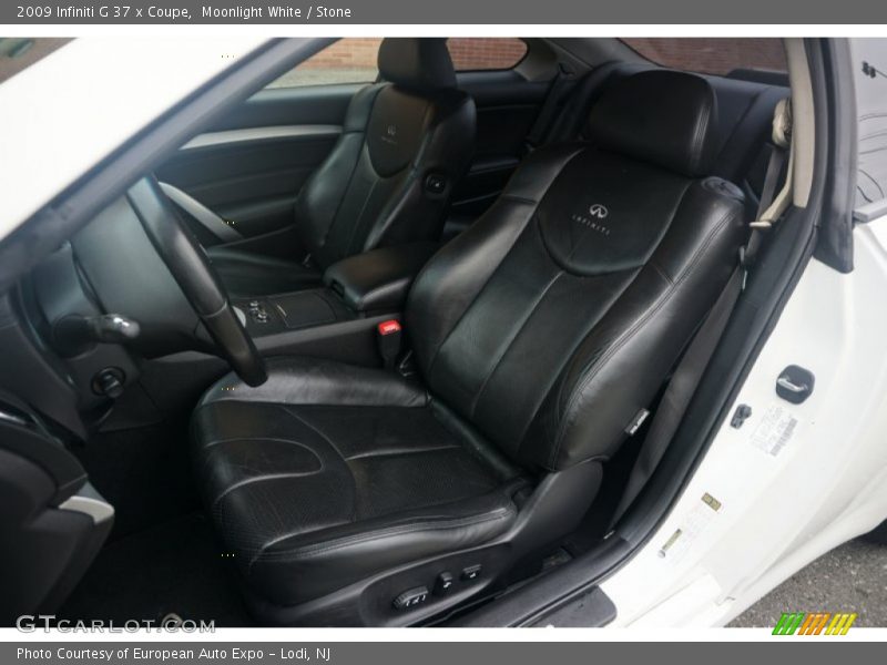Moonlight White / Stone 2009 Infiniti G 37 x Coupe