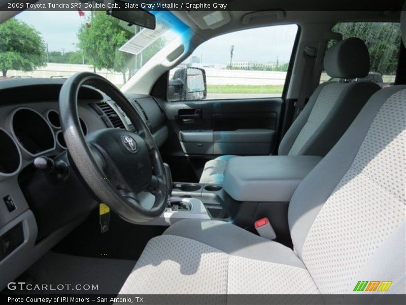 Slate Gray Metallic / Graphite Gray 2009 Toyota Tundra SR5 Double Cab