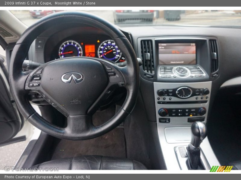 Moonlight White / Stone 2009 Infiniti G 37 x Coupe