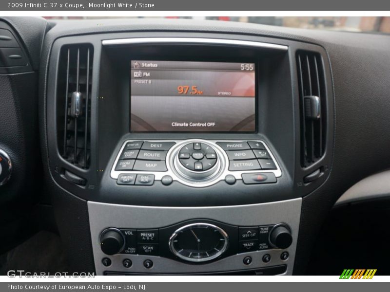 Moonlight White / Stone 2009 Infiniti G 37 x Coupe