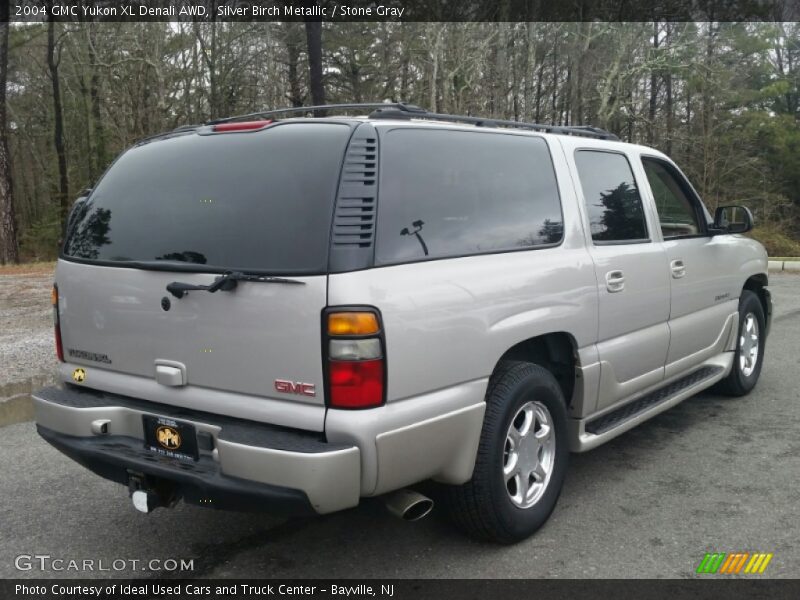 Silver Birch Metallic / Stone Gray 2004 GMC Yukon XL Denali AWD