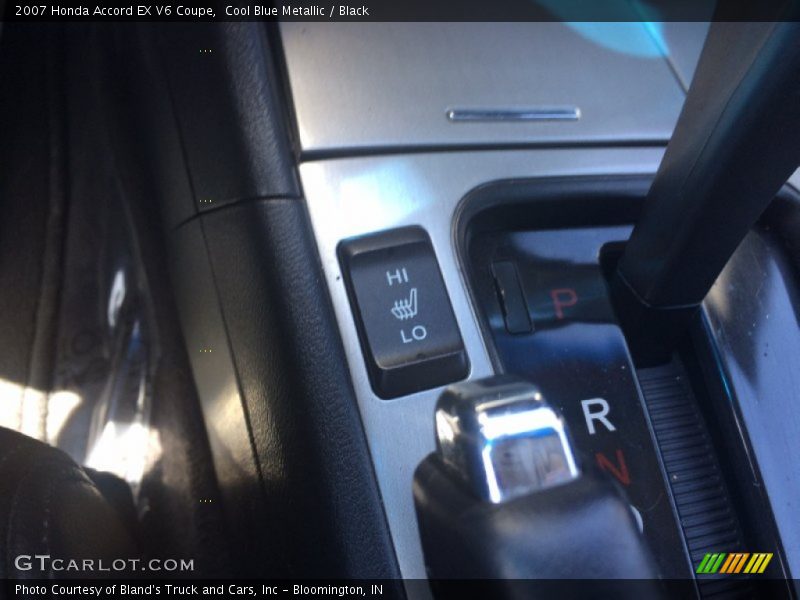 Cool Blue Metallic / Black 2007 Honda Accord EX V6 Coupe