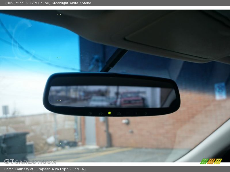 Moonlight White / Stone 2009 Infiniti G 37 x Coupe