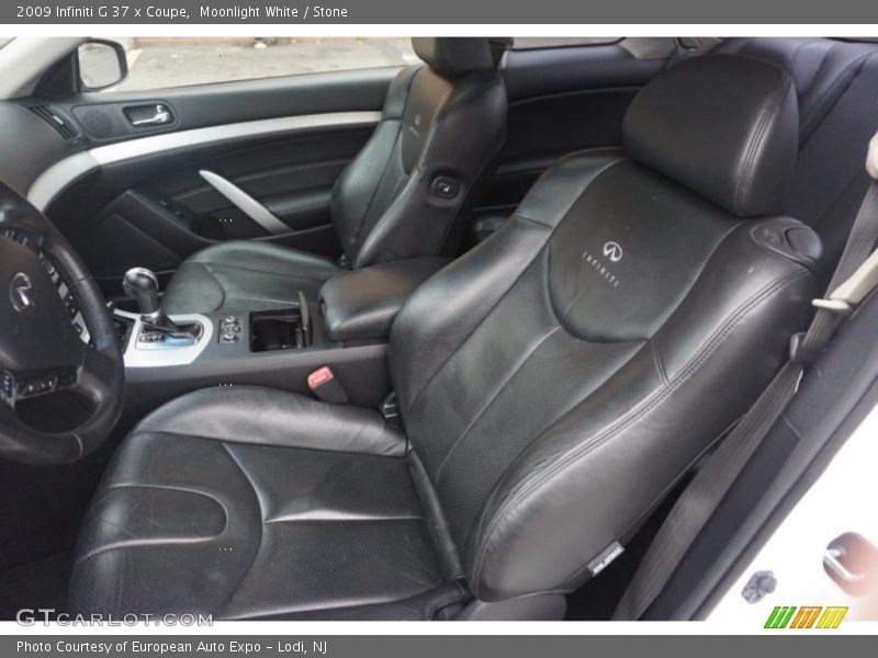 Moonlight White / Stone 2009 Infiniti G 37 x Coupe