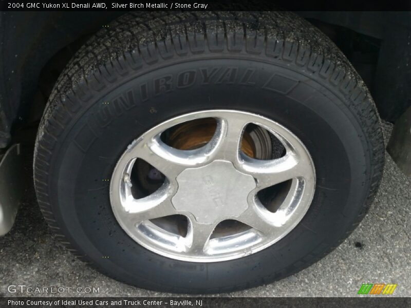 Silver Birch Metallic / Stone Gray 2004 GMC Yukon XL Denali AWD
