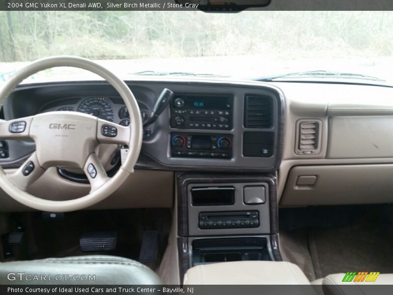 Silver Birch Metallic / Stone Gray 2004 GMC Yukon XL Denali AWD
