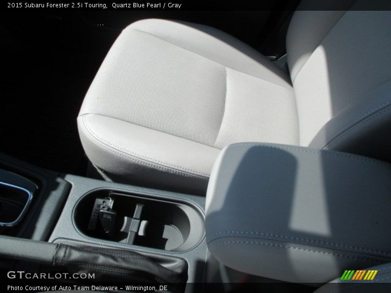 Quartz Blue Pearl / Gray 2015 Subaru Forester 2.5i Touring