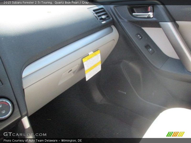 Quartz Blue Pearl / Gray 2015 Subaru Forester 2.5i Touring