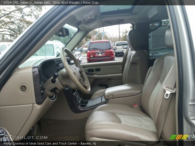 Silver Birch Metallic / Stone Gray 2004 GMC Yukon XL Denali AWD