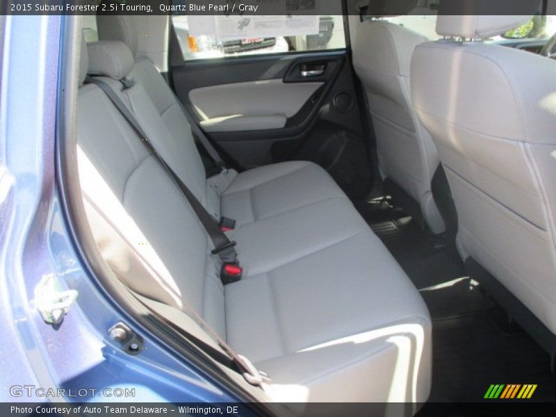 Quartz Blue Pearl / Gray 2015 Subaru Forester 2.5i Touring