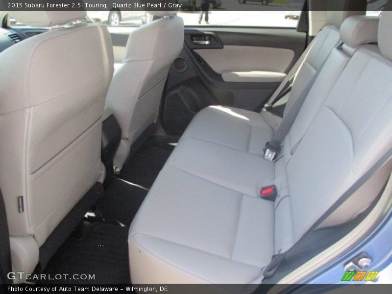 Quartz Blue Pearl / Gray 2015 Subaru Forester 2.5i Touring
