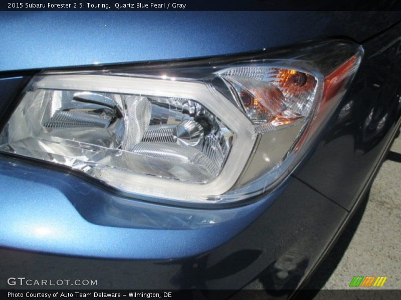 Quartz Blue Pearl / Gray 2015 Subaru Forester 2.5i Touring