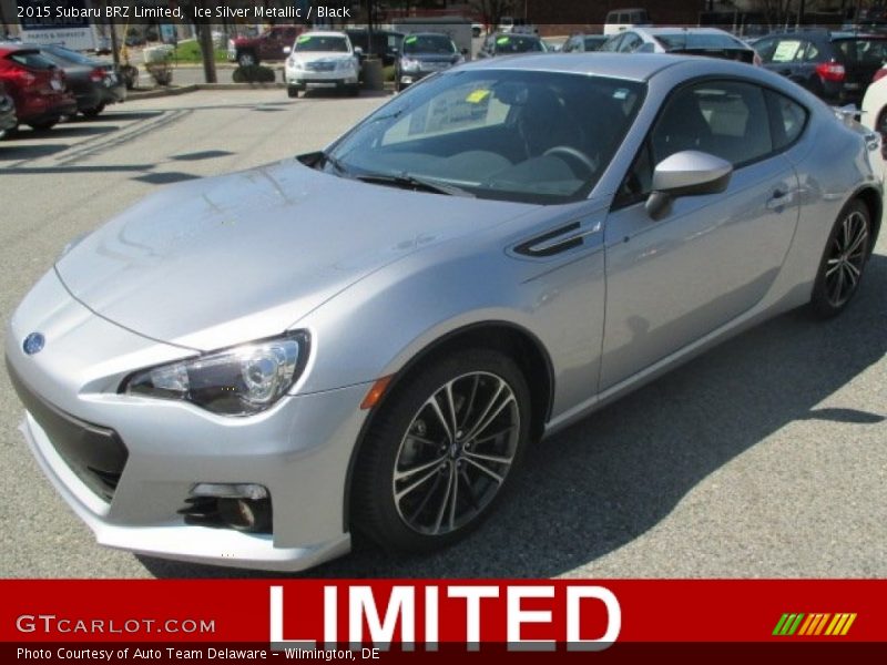 Ice Silver Metallic / Black 2015 Subaru BRZ Limited