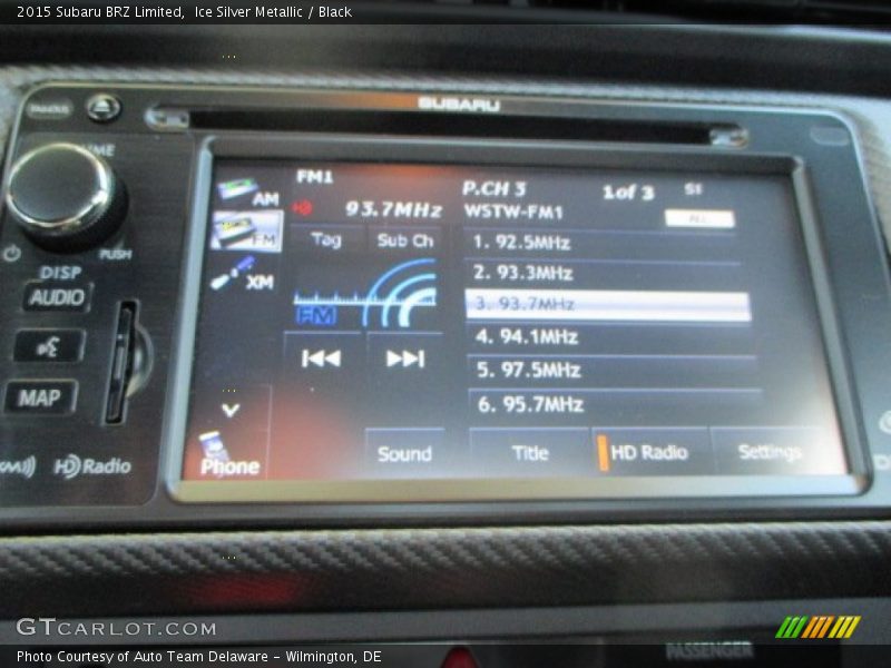 Ice Silver Metallic / Black 2015 Subaru BRZ Limited