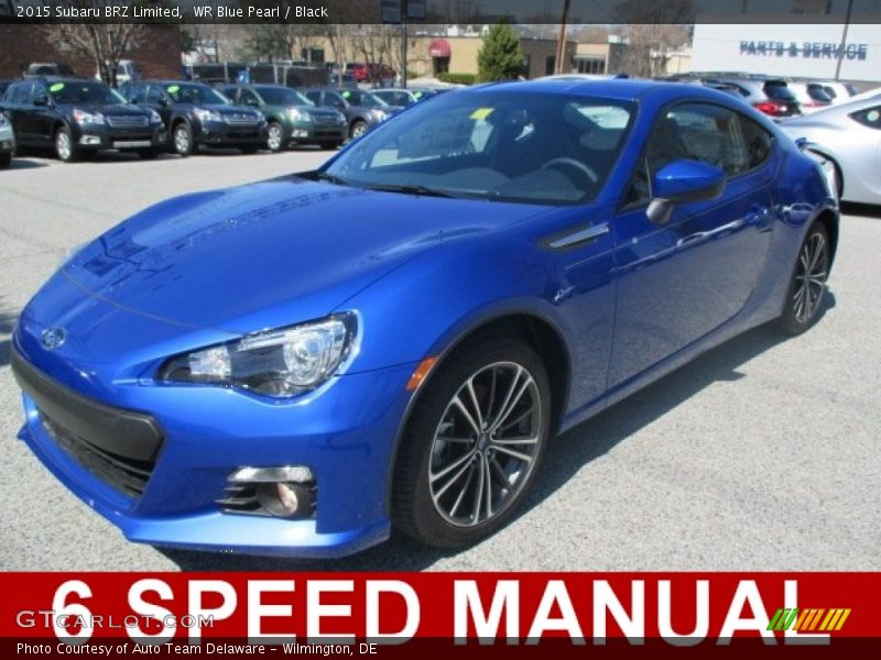 WR Blue Pearl / Black 2015 Subaru BRZ Limited