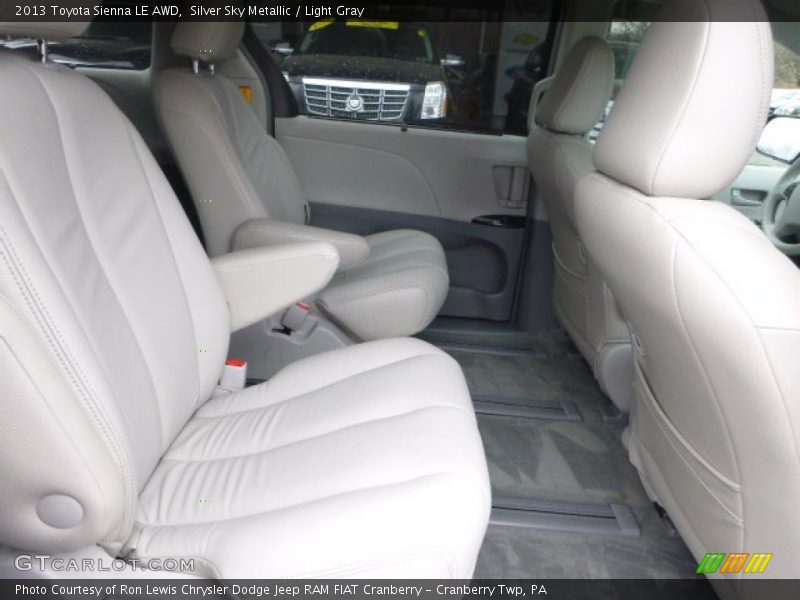Silver Sky Metallic / Light Gray 2013 Toyota Sienna LE AWD