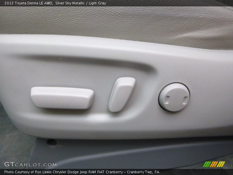 Silver Sky Metallic / Light Gray 2013 Toyota Sienna LE AWD