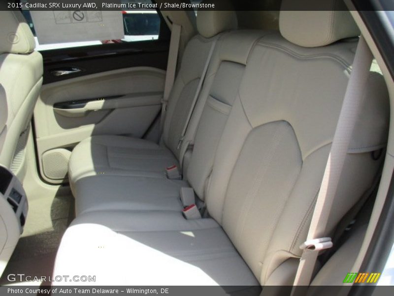 Platinum Ice Tricoat / Shale/Brownstone 2015 Cadillac SRX Luxury AWD