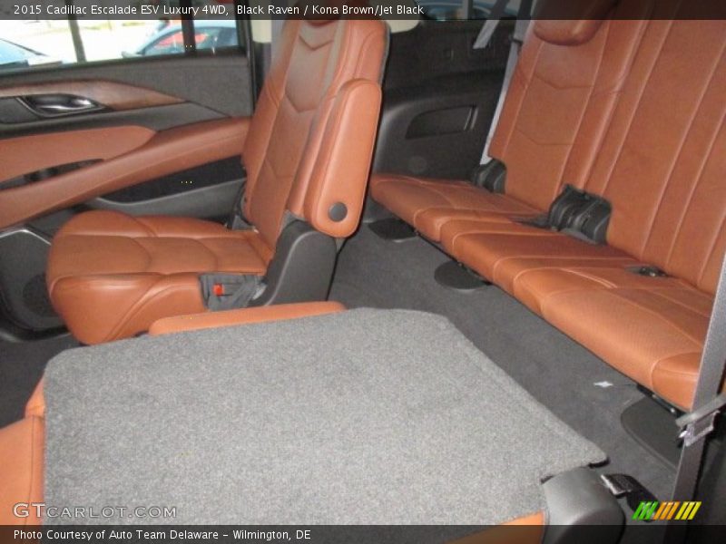 Black Raven / Kona Brown/Jet Black 2015 Cadillac Escalade ESV Luxury 4WD