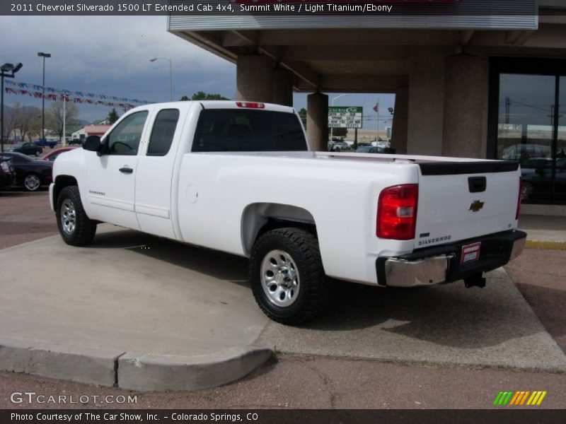 Summit White / Light Titanium/Ebony 2011 Chevrolet Silverado 1500 LT Extended Cab 4x4