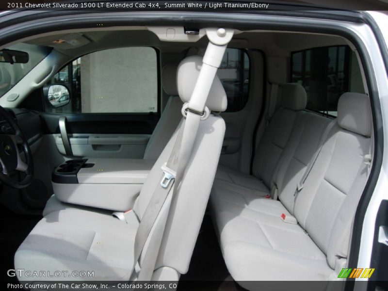 Summit White / Light Titanium/Ebony 2011 Chevrolet Silverado 1500 LT Extended Cab 4x4