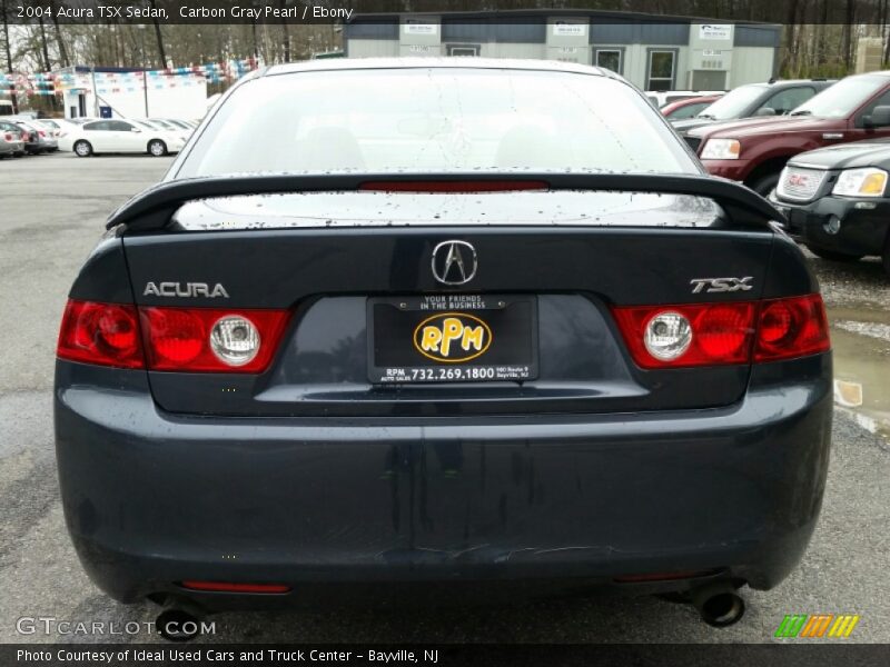 Carbon Gray Pearl / Ebony 2004 Acura TSX Sedan