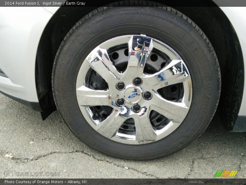 Ingot Silver / Earth Gray 2014 Ford Fusion S
