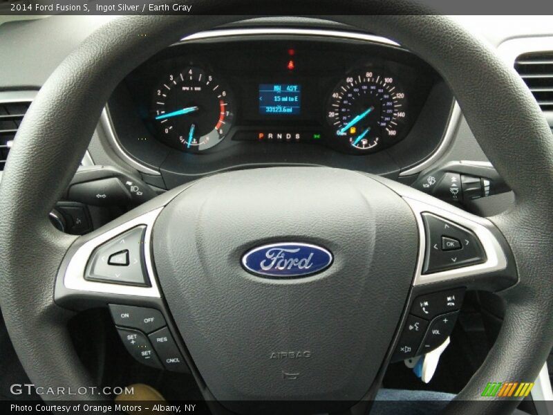 Ingot Silver / Earth Gray 2014 Ford Fusion S