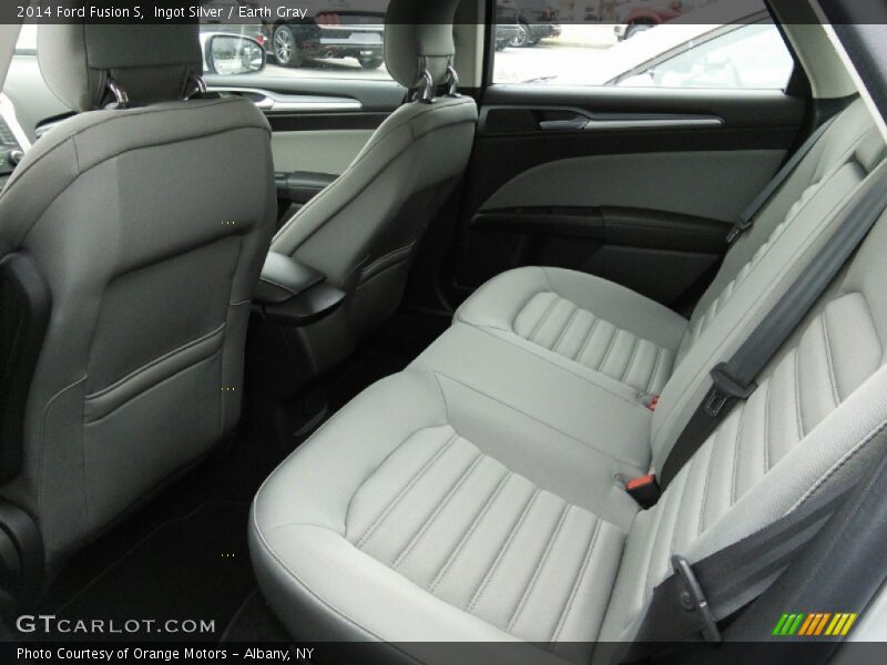Ingot Silver / Earth Gray 2014 Ford Fusion S
