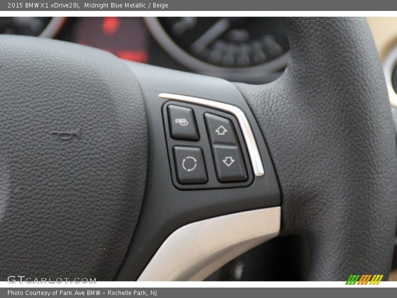 Midnight Blue Metallic / Beige 2015 BMW X1 xDrive28i