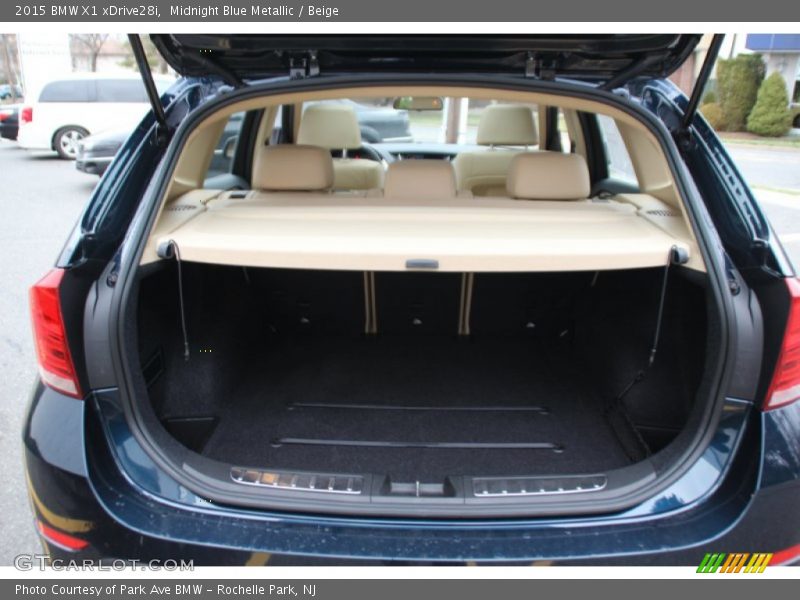 Midnight Blue Metallic / Beige 2015 BMW X1 xDrive28i