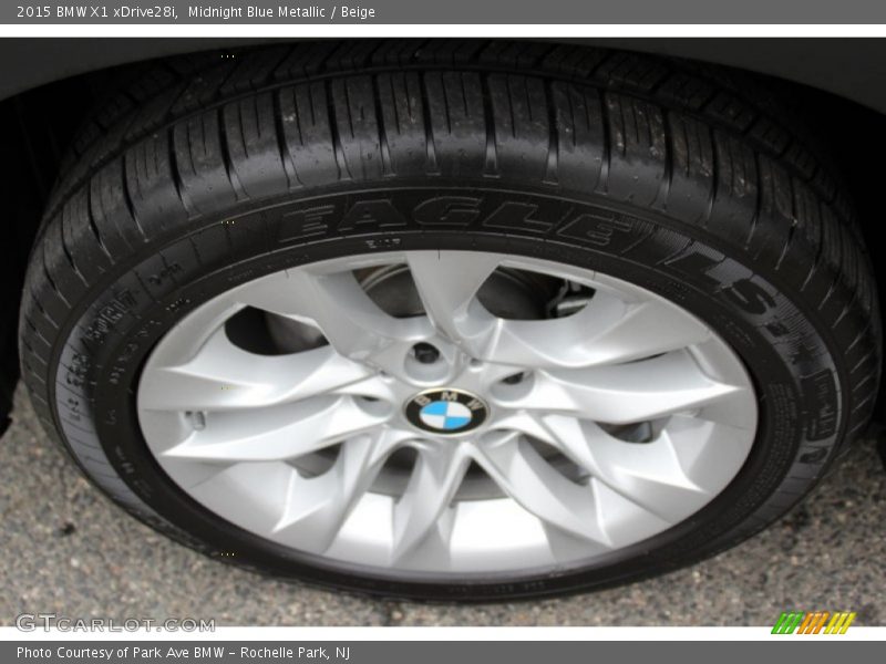 Midnight Blue Metallic / Beige 2015 BMW X1 xDrive28i