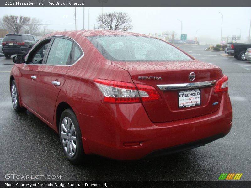 Red Brick / Charcoal 2013 Nissan Sentra S