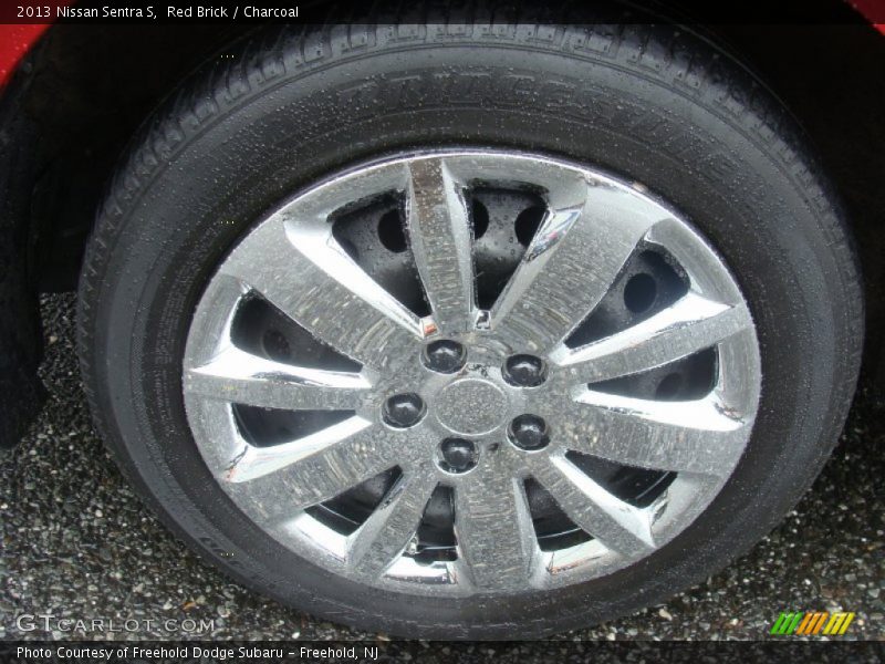 Red Brick / Charcoal 2013 Nissan Sentra S