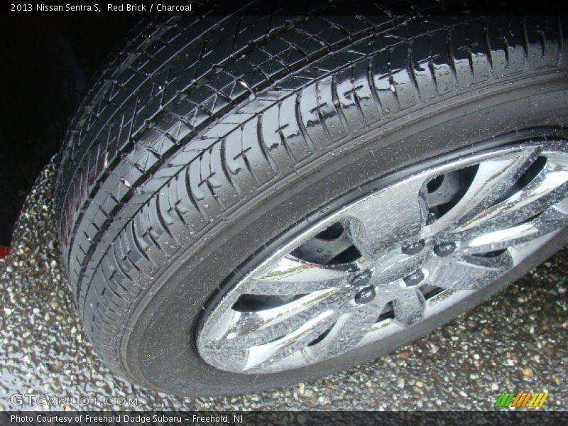 Red Brick / Charcoal 2013 Nissan Sentra S