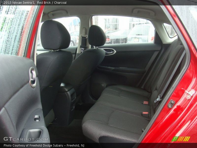 Red Brick / Charcoal 2013 Nissan Sentra S