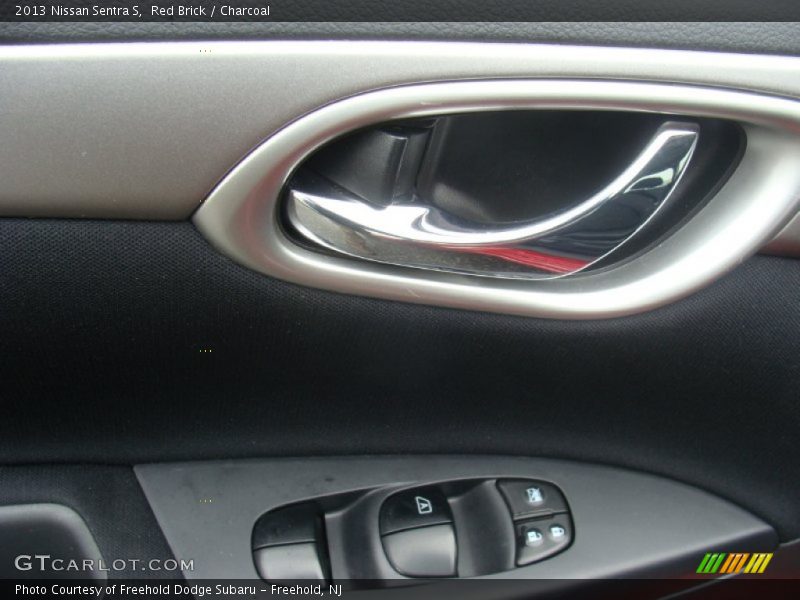 Red Brick / Charcoal 2013 Nissan Sentra S