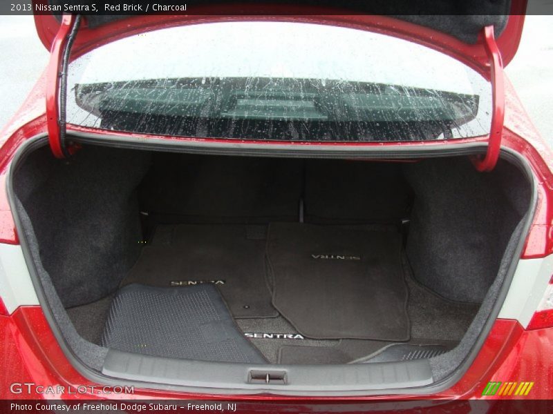 Red Brick / Charcoal 2013 Nissan Sentra S