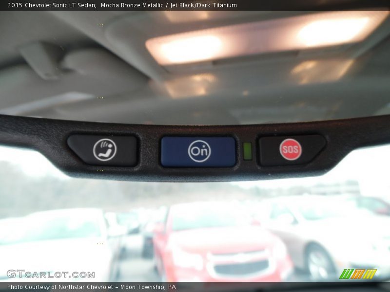 Mocha Bronze Metallic / Jet Black/Dark Titanium 2015 Chevrolet Sonic LT Sedan