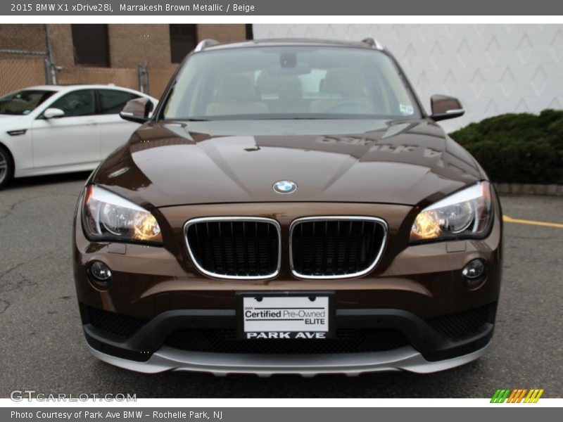 Marrakesh Brown Metallic / Beige 2015 BMW X1 xDrive28i