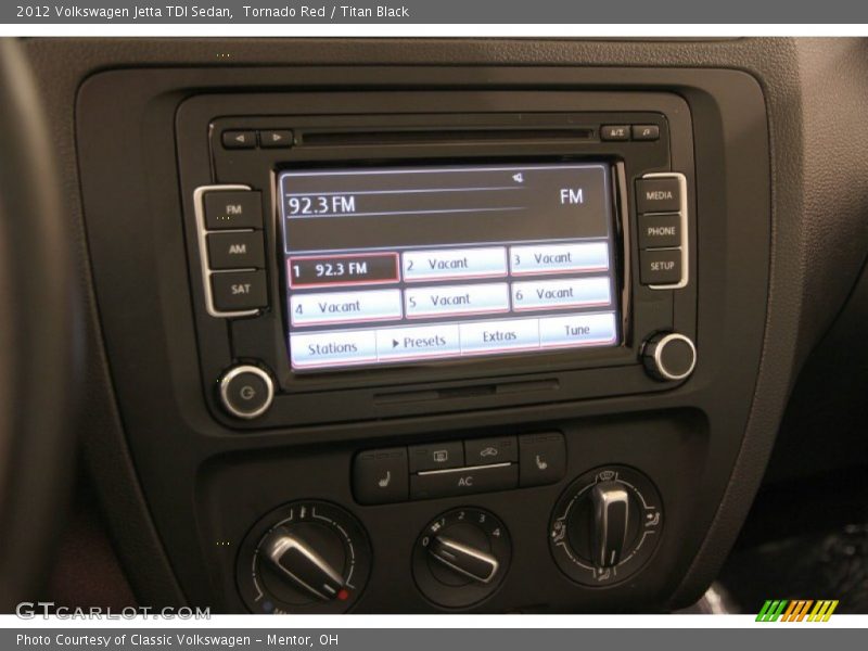 Tornado Red / Titan Black 2012 Volkswagen Jetta TDI Sedan