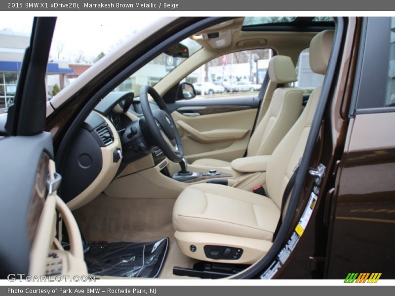 Marrakesh Brown Metallic / Beige 2015 BMW X1 xDrive28i