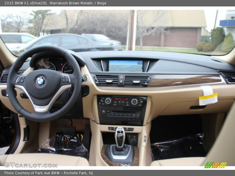 Marrakesh Brown Metallic / Beige 2015 BMW X1 xDrive28i