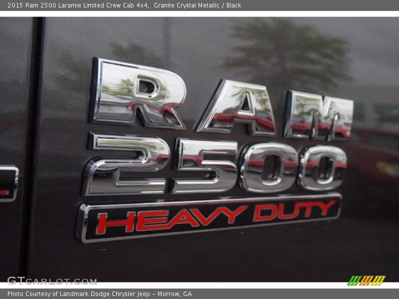 Granite Crystal Metallic / Black 2015 Ram 2500 Laramie Limited Crew Cab 4x4